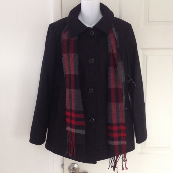 Lyst London Fog Big And Tall Wool Blend Walking Coat With Scarf London Fog Pee Hooded Walker Coat